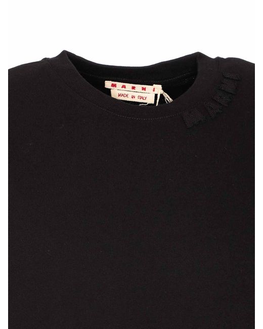 Marni Black T-Shirt for men