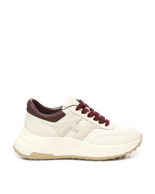 Hogan Women's Natural Hi-Fi Sneakers