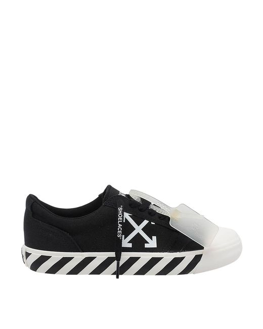 Off-White c/o Virgil Abloh Black Vulcanized Undercut Sneakers for men