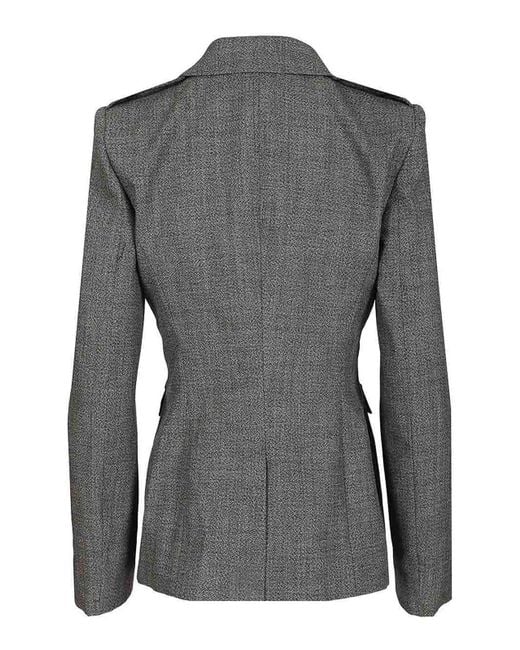 McQueen Black Uniform-Style Jacket