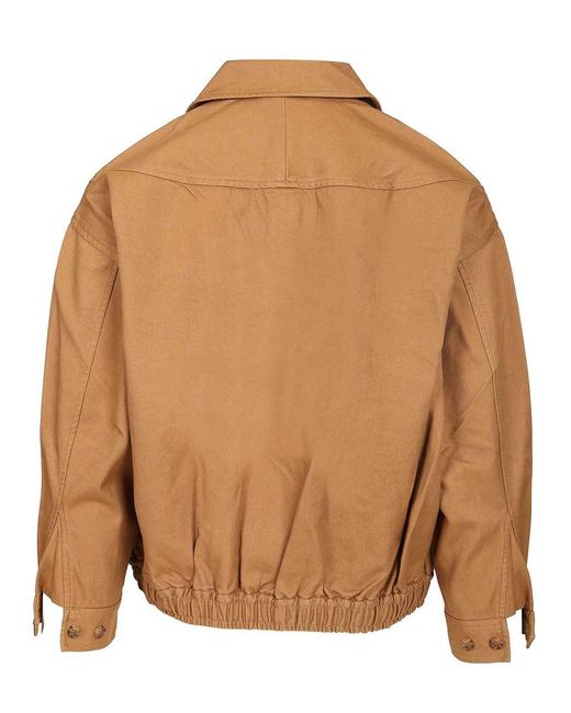 Polo Ralph Lauren Brown Oversized Cotton Windbreaker