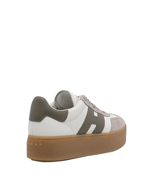 Hogan Gray Cool Platform Sneakers