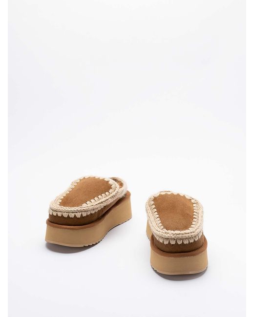 Mou Brown 'Clog Eskimo Platform'