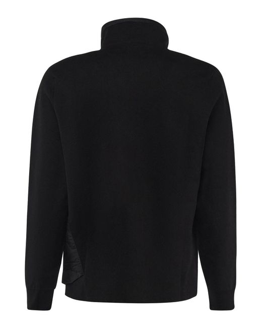 C P Company Blue Sweatshirt With Zip Closure for men