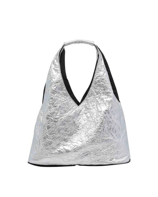 MM6 by Maison Margiela Gray Japanese Shoulder Bag