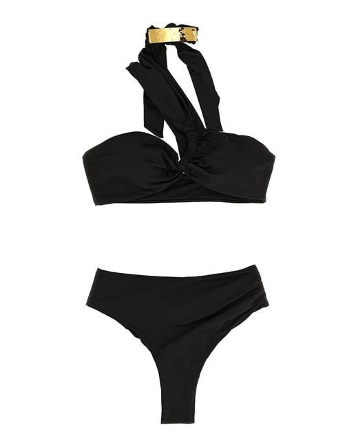 Elisabetta Franchi Black Bikinis