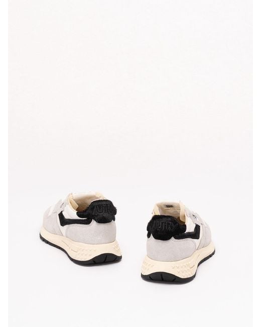 Autry White 'Reelwind' Low Sneakers