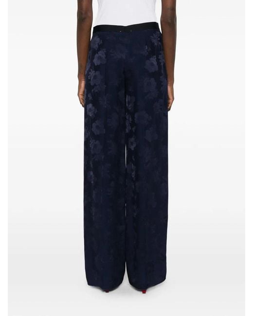 Forte_forte Blue Night Flowers Trousers