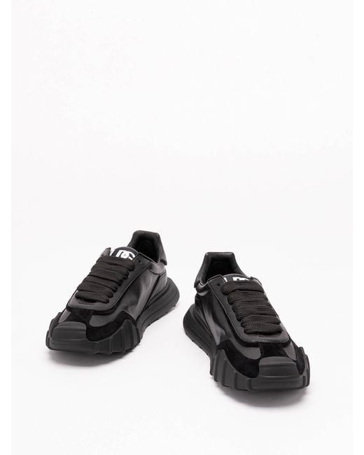 Dolce & Gabbana Black 'Dg Athletic' Sneakers for men