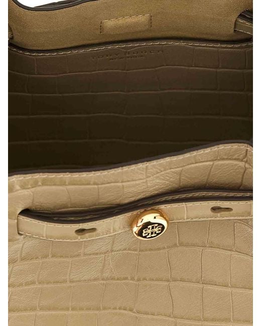 Tory Burch Metallic Romy' Small Bucket Bag
