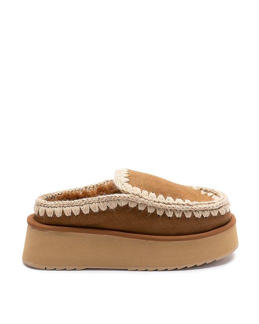 Mou Brown 'Clog Eskimo Platform'