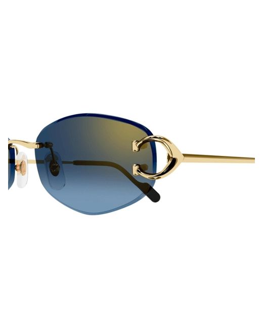 Cartier Blue Sunglasses for men