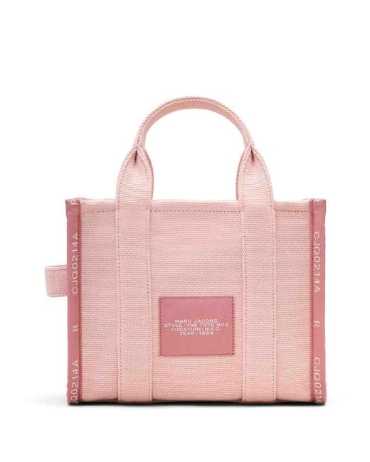 Marc Jacobs Pink The Jacquard Small Tote Bag