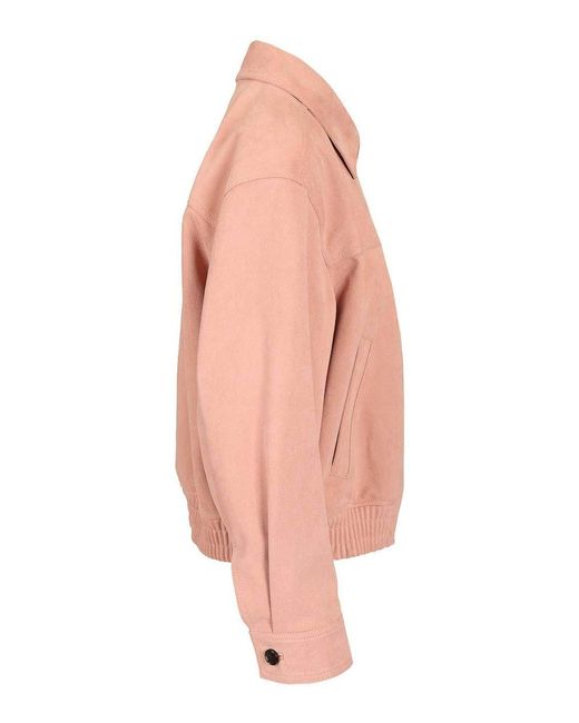 DUNST Pink Jacket With Collar