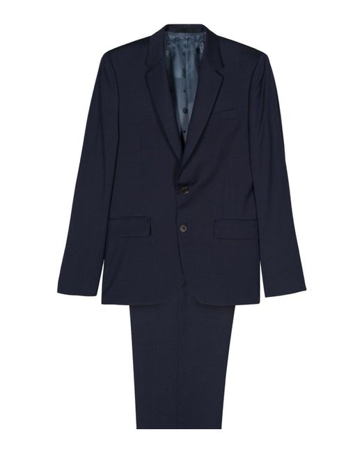 Paul Smith Blue Single-breasted Jacket Set for men