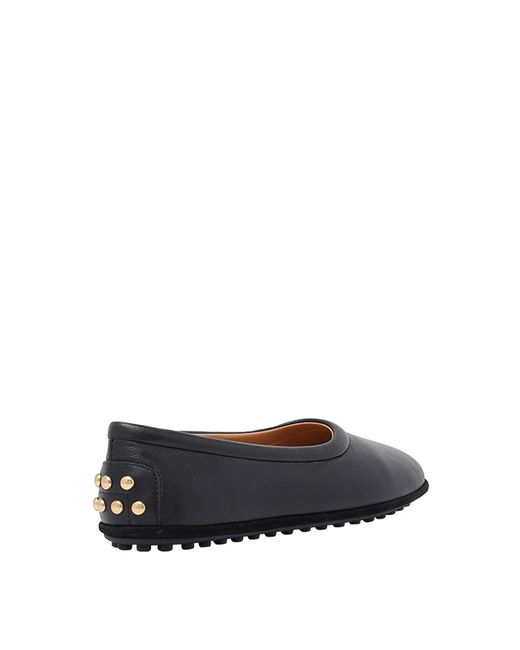 Tod's Black Flat Ballets