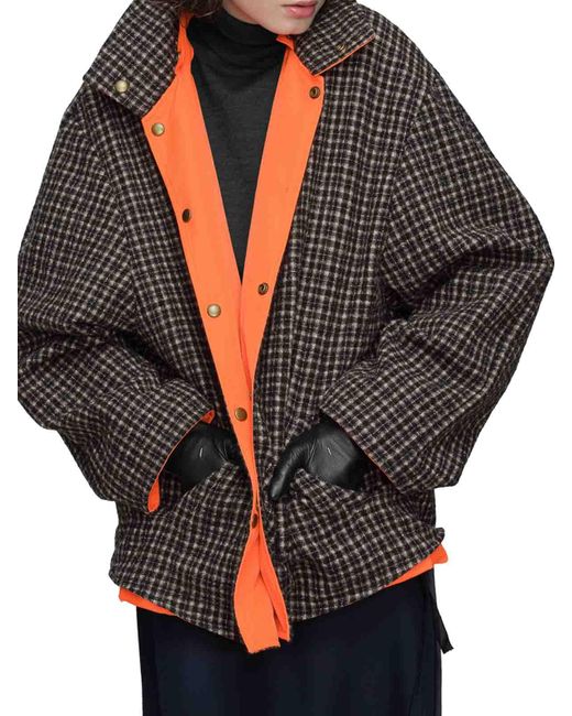 Maison Margiela Orange Reversible Sports Jacket