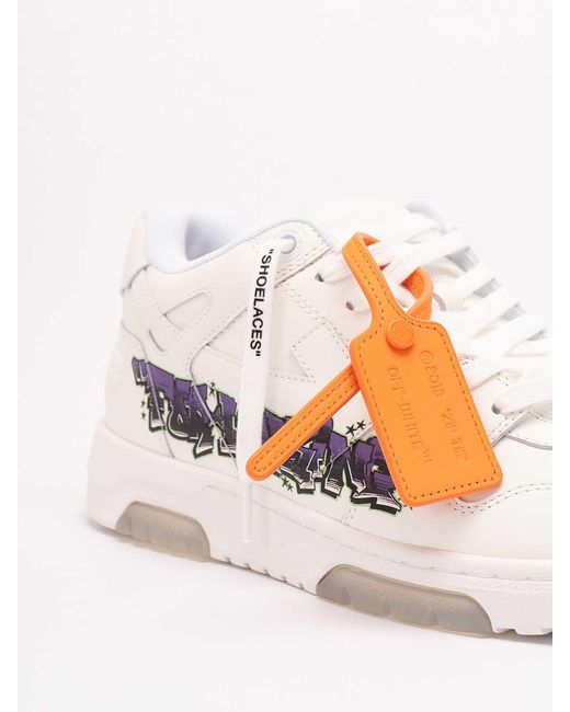 Off-White c/o Virgil Abloh Pink 'Out Of Office For Walking Art' Sneakers for men