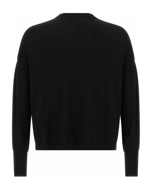 Ma'ry'ya Black Wool Sweater for men