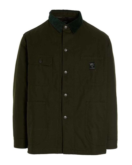 South2 West8 Green Coverall Jacket for men