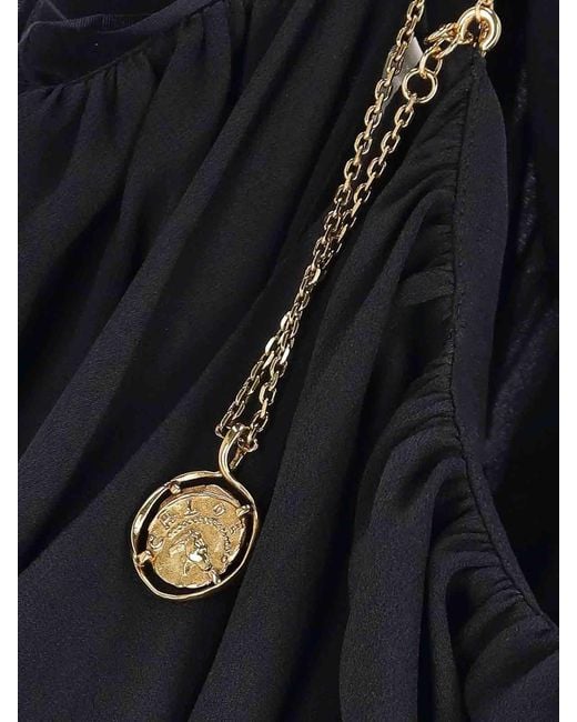 Chloé Black Silk Maxi Dress