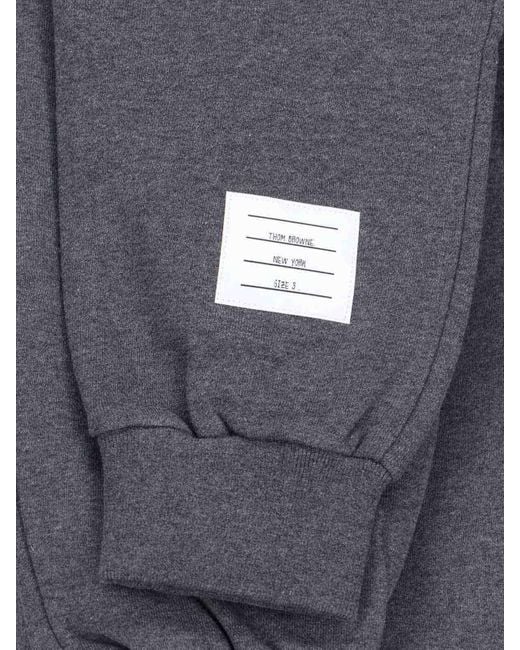 Thom Browne Gray Sports Trousers for men