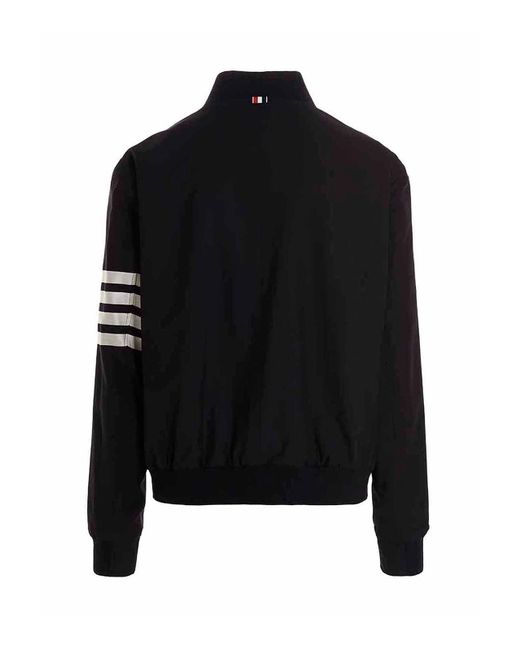 Thom Browne Black Bomber for men