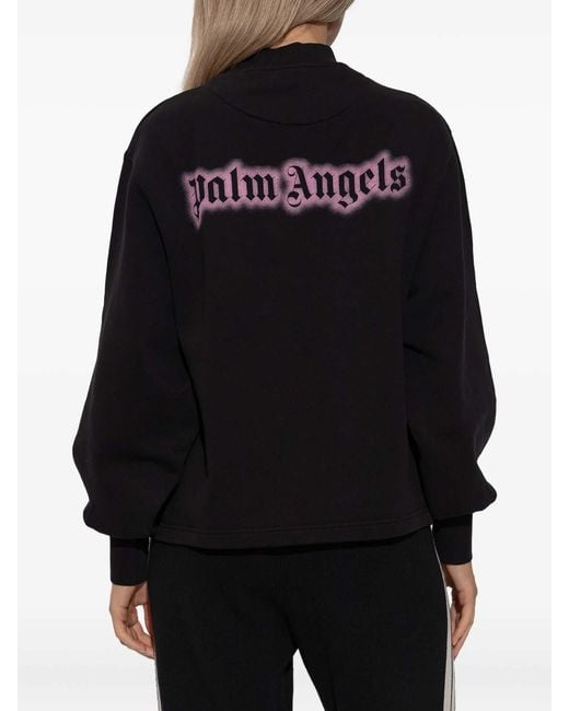Palm Angels Black Sweatshirt