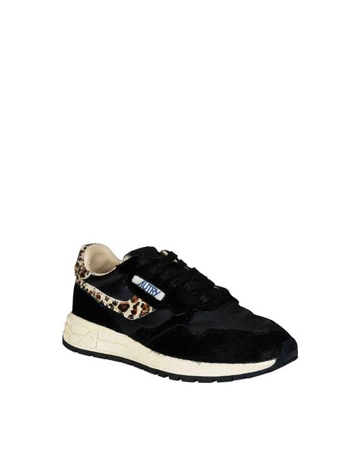 Autry Black Reelwind Low Sneakers For