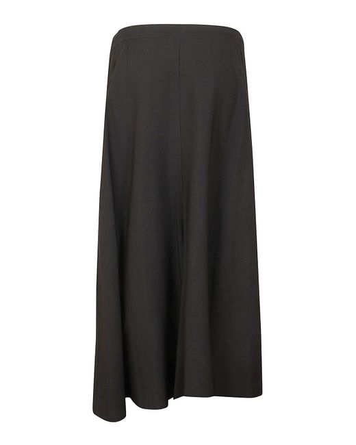 Yohji Yamamoto Black Canvas Skirt