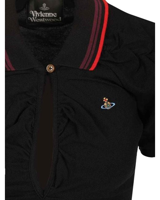 Vivienne Westwood Black Pulling Cotton Dress