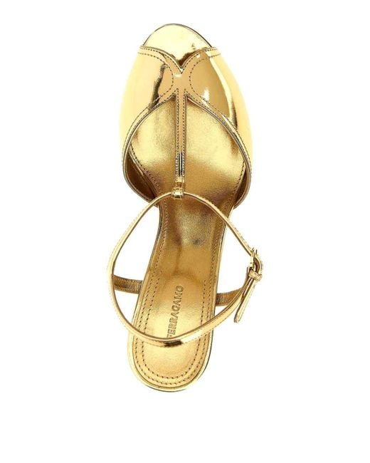 Ferragamo Metallic Loafers