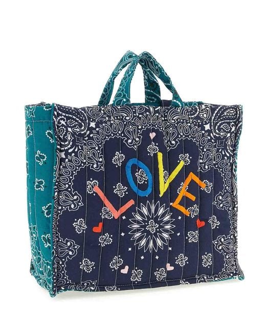 Call it By Your Name Blue Medium Shopping Bag