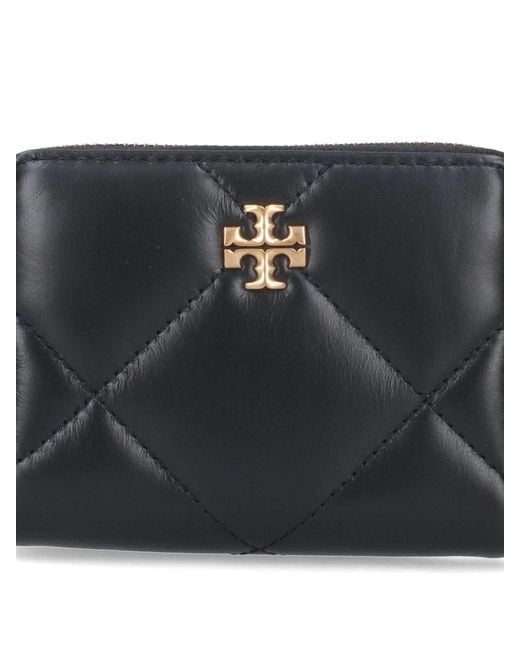 Tory Burch Black Small Zip Wallet