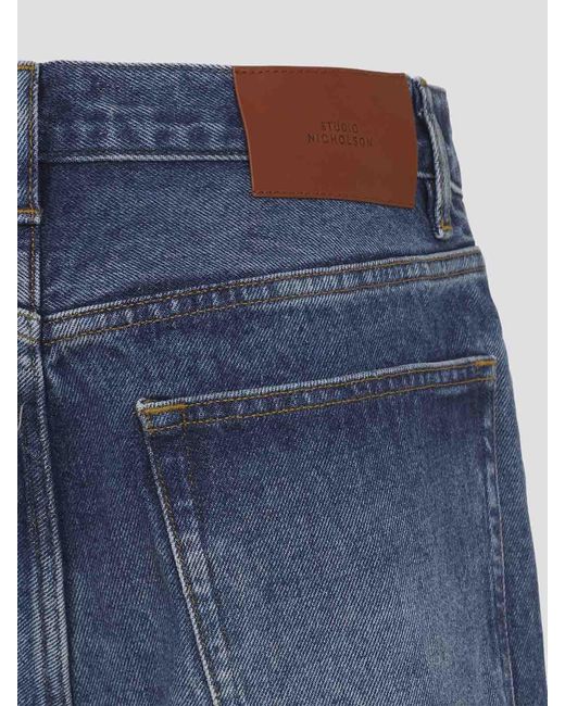 Studio Nicholson Blue Denjo Jeans