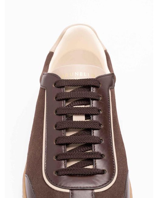 Brunello Cucinelli Brown Sneakers for men