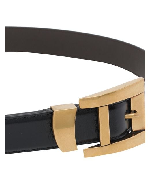 Versace White Leather Belt 3 Cm