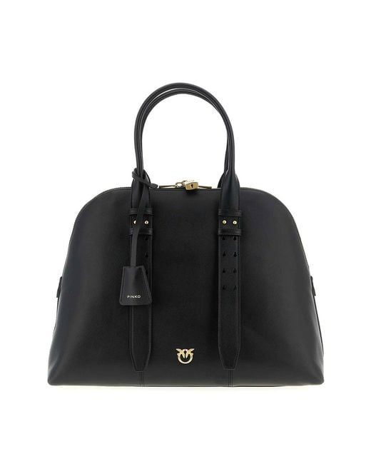 Pinko Black Escape Maxi Handbag