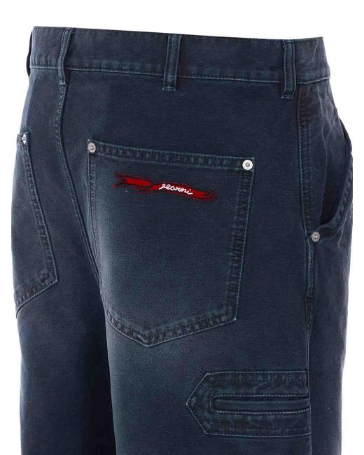 Marni Blue Pants for men
