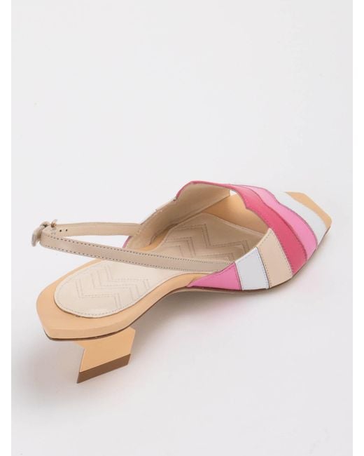 Sandali Stringati di Missoni in Pink