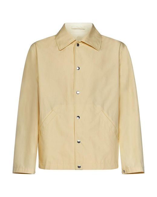 Jil Sander Natural Pastel Lightweight Cotton Popl for men