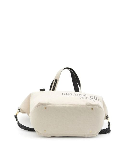 Golden Goose Deluxe Brand Natural Printed Tote
