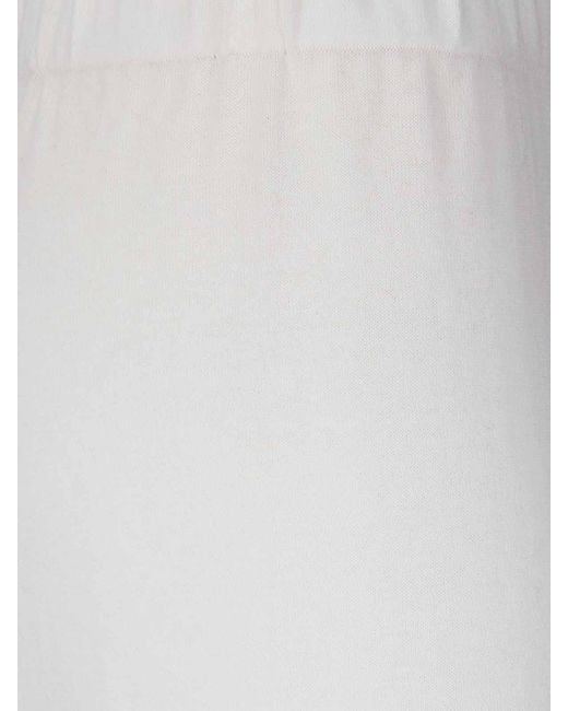 Lisa Yang White Aina Trousers