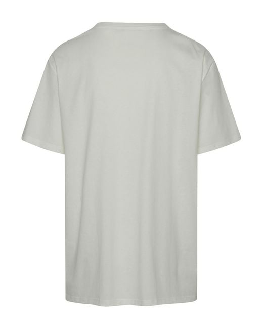 Balmain White Cotton T-Shirt for men