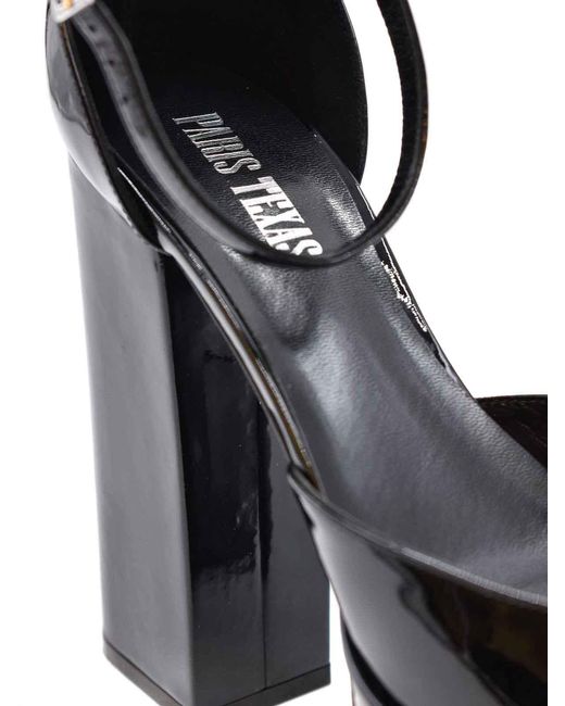 Paris Texas Black Sandals