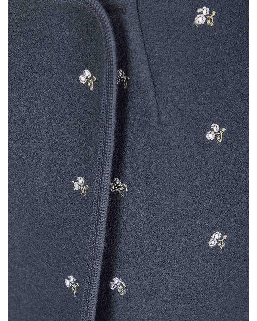 Rier Blue Walker Mini Skirt