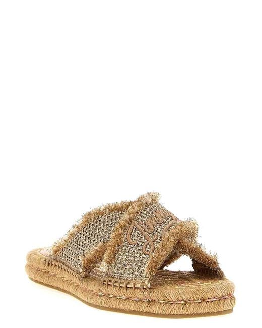 Jimmy Choo Metallic Aciel Sandals