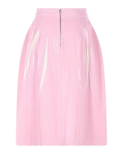 Marni Pink Cotton Skirt