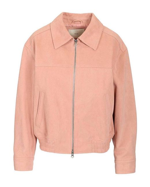 DUNST Pink Jacket With Collar