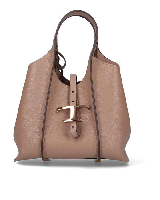 Tod's Brown Small Tote Bag